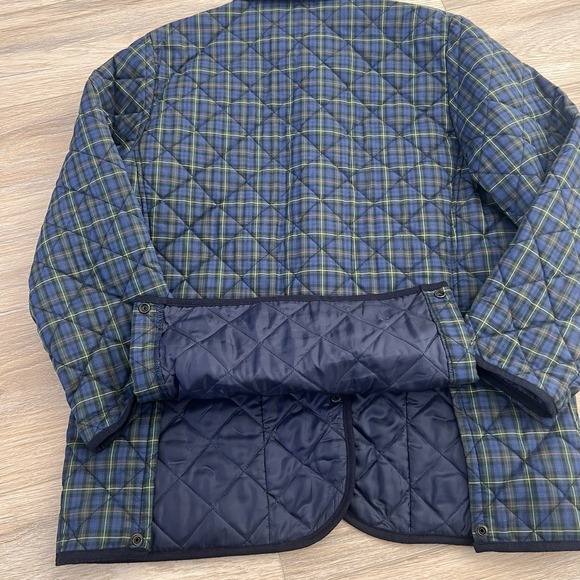 VINTAGE RH RENE HAZAN Womens Chore Barn Jacket Plaid XXL Quilted Snap Diamond - Picture 9 of 14